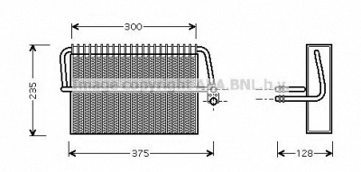 AVA QUALITY COOLING msv325 -  Испаритель, кондиционер
